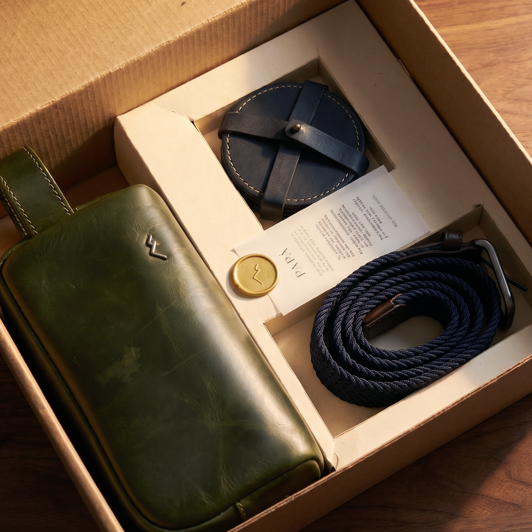 Kit LEGADO — Travel Bag + Correa Nylon +  Set (4) Porta Vasos