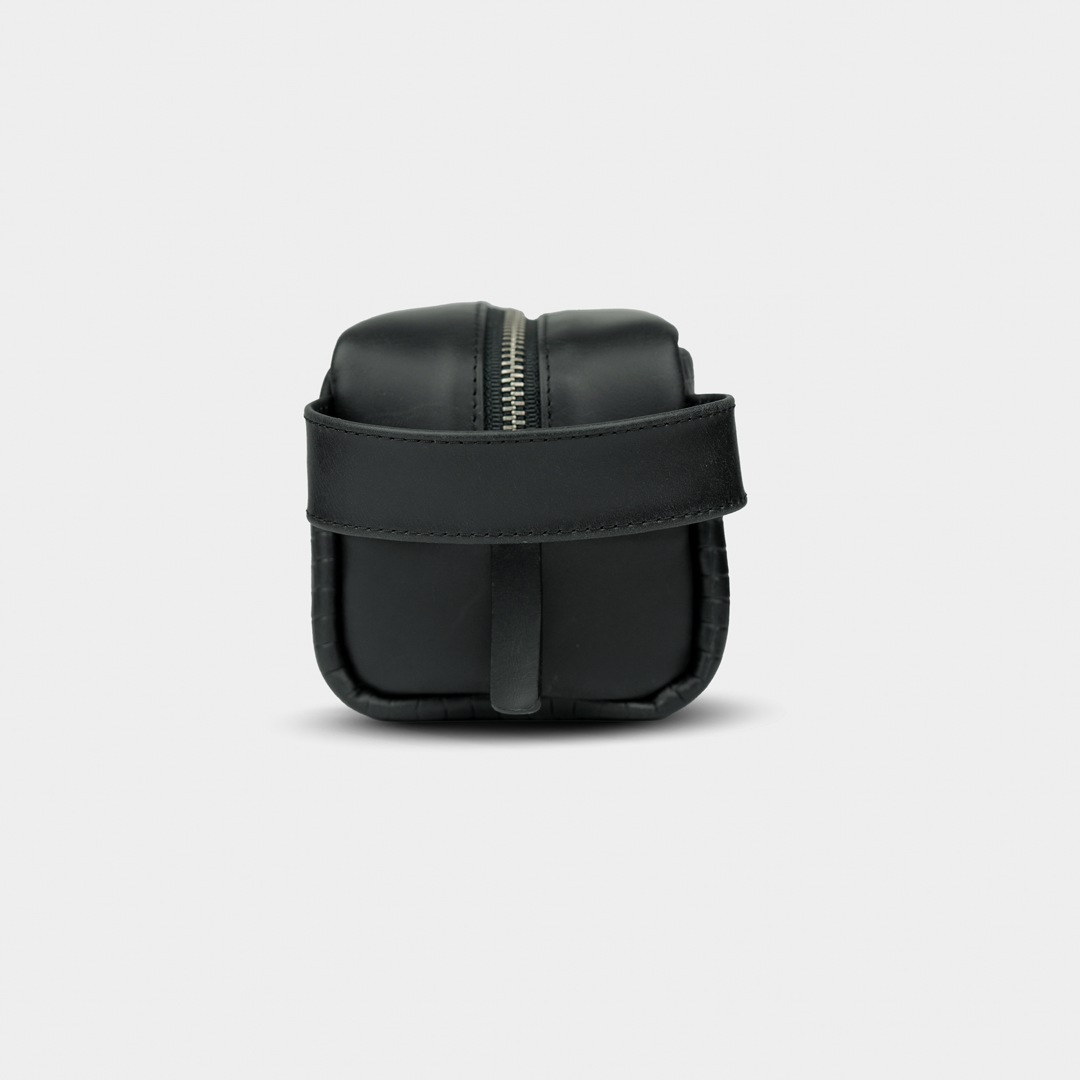 Neceser negro croco